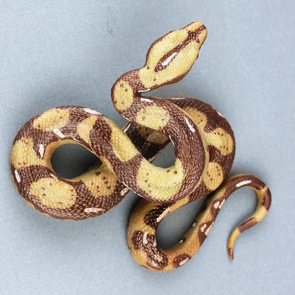 Realistic Fake Snake Toy Large Rubber Python Prank Prop Halloween Decoration
