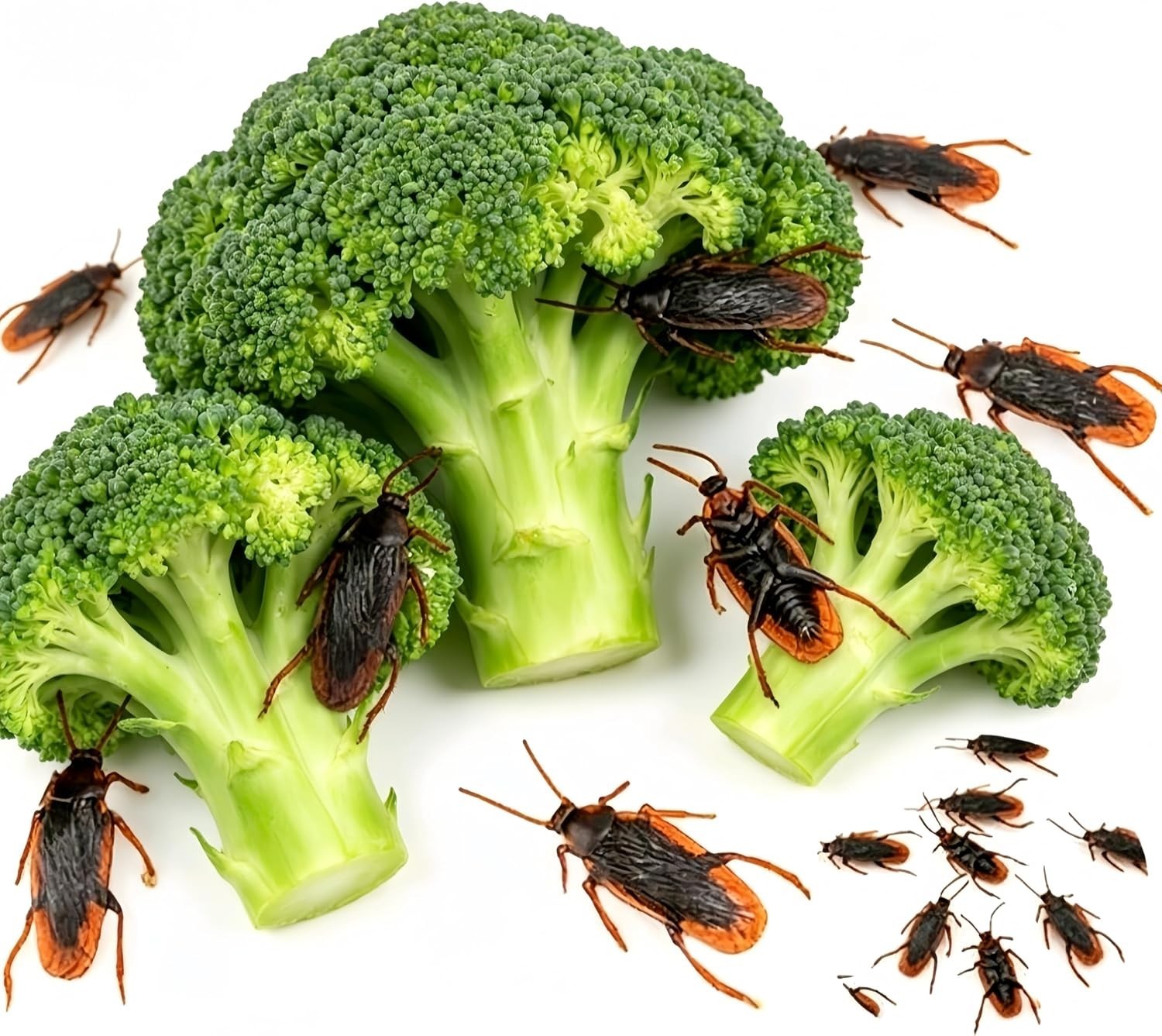 5-Pack Realistic Cockroaches – Ideal for Halloween Parties and Creative Pranks
