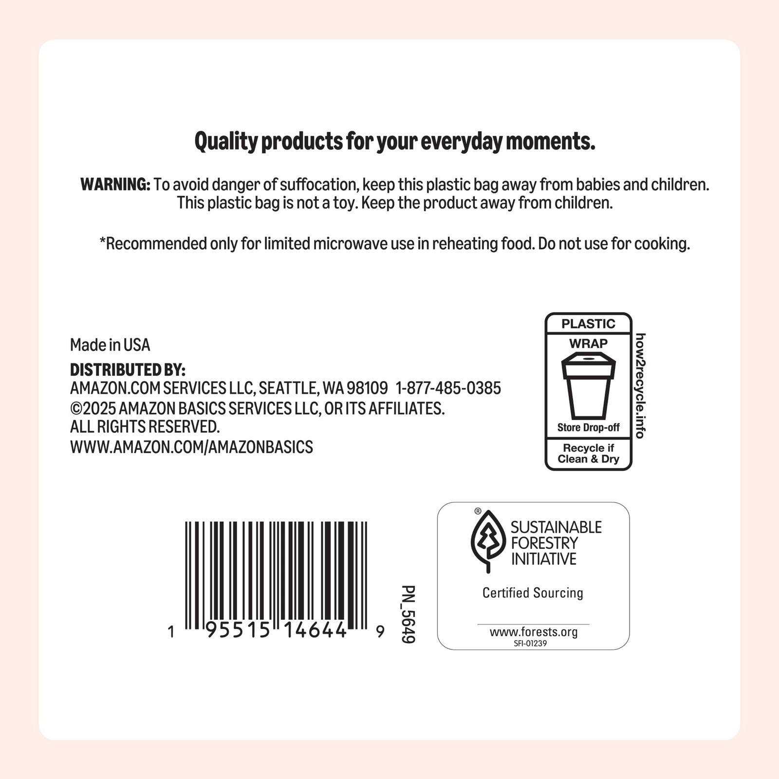 Amazon Basics 9″ Uncoated White Paper Plates 100 1 pack (100 count),