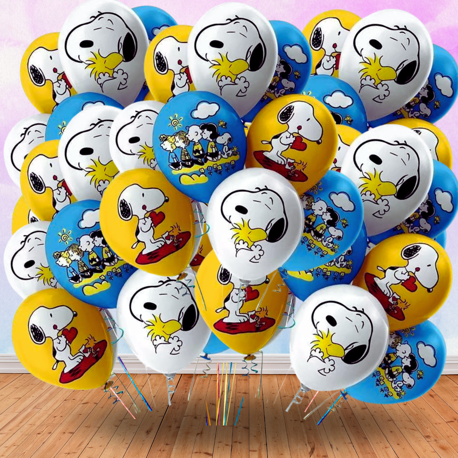 Snoopy Dog BALLOONS PARTY SUPPLIES BIRTHDAY DECORATION BALLOON TABLEWARE CUP