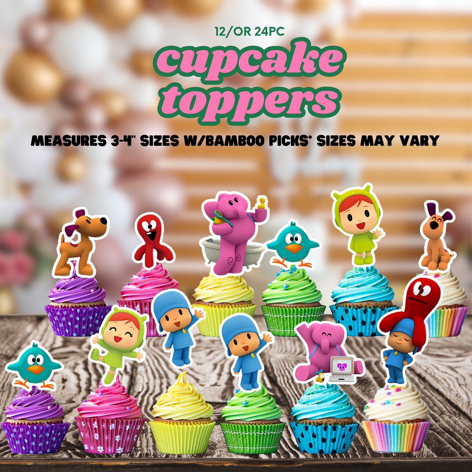 Pocoyo pato birthday party supplies favor centerpiece decoration event theme toy
