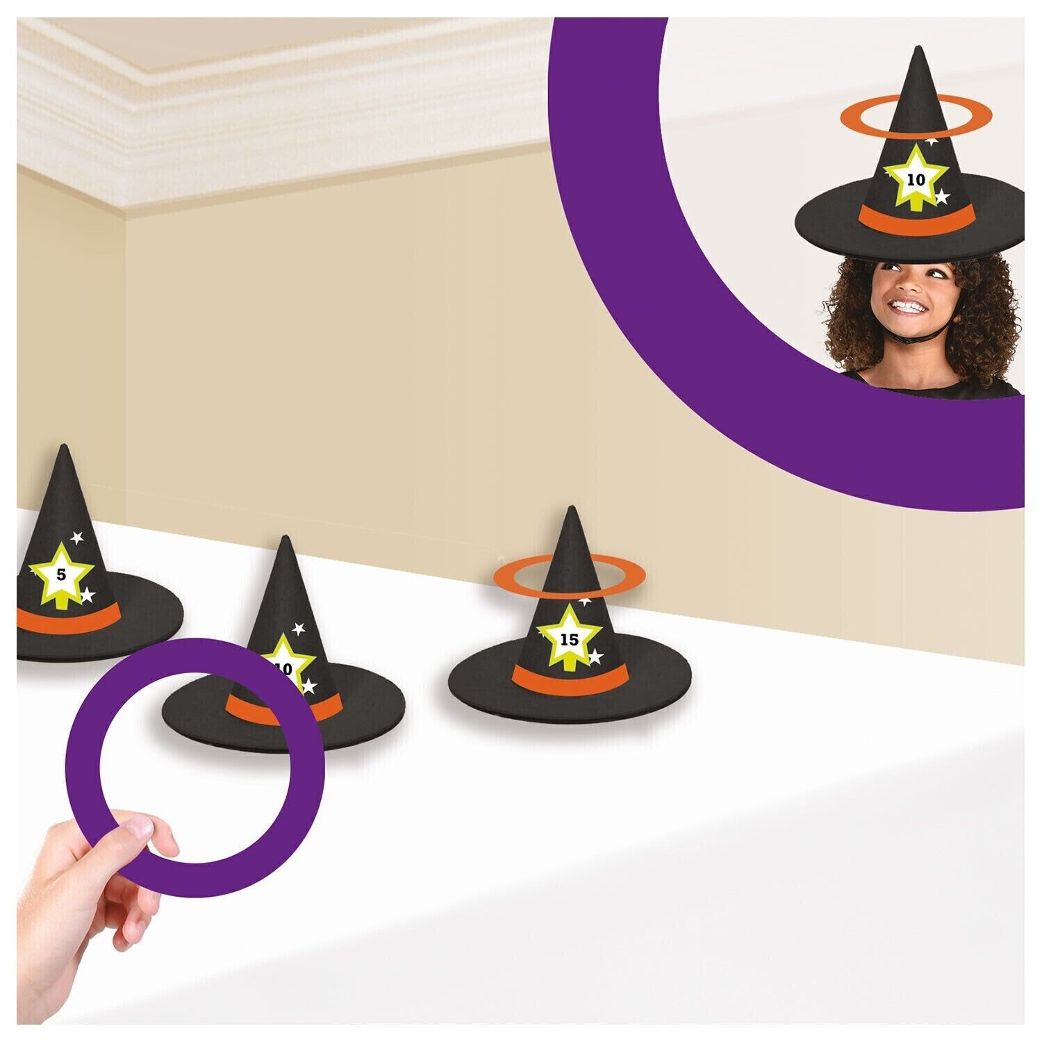 Halloween Ring Toss Game Halloween Witch Hat Ring Toss Game Activity Family Fun