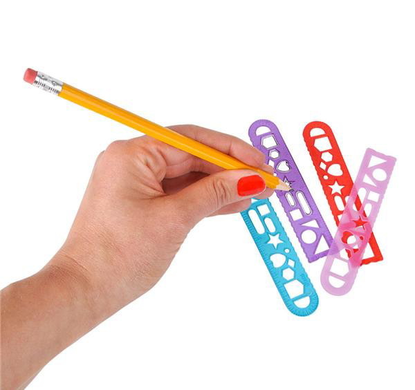 LOT OF 432 TRACING RULERS, CARNIVAL TOYS, PARTY FAVORS, GOODY BAGS, FAST SHIP