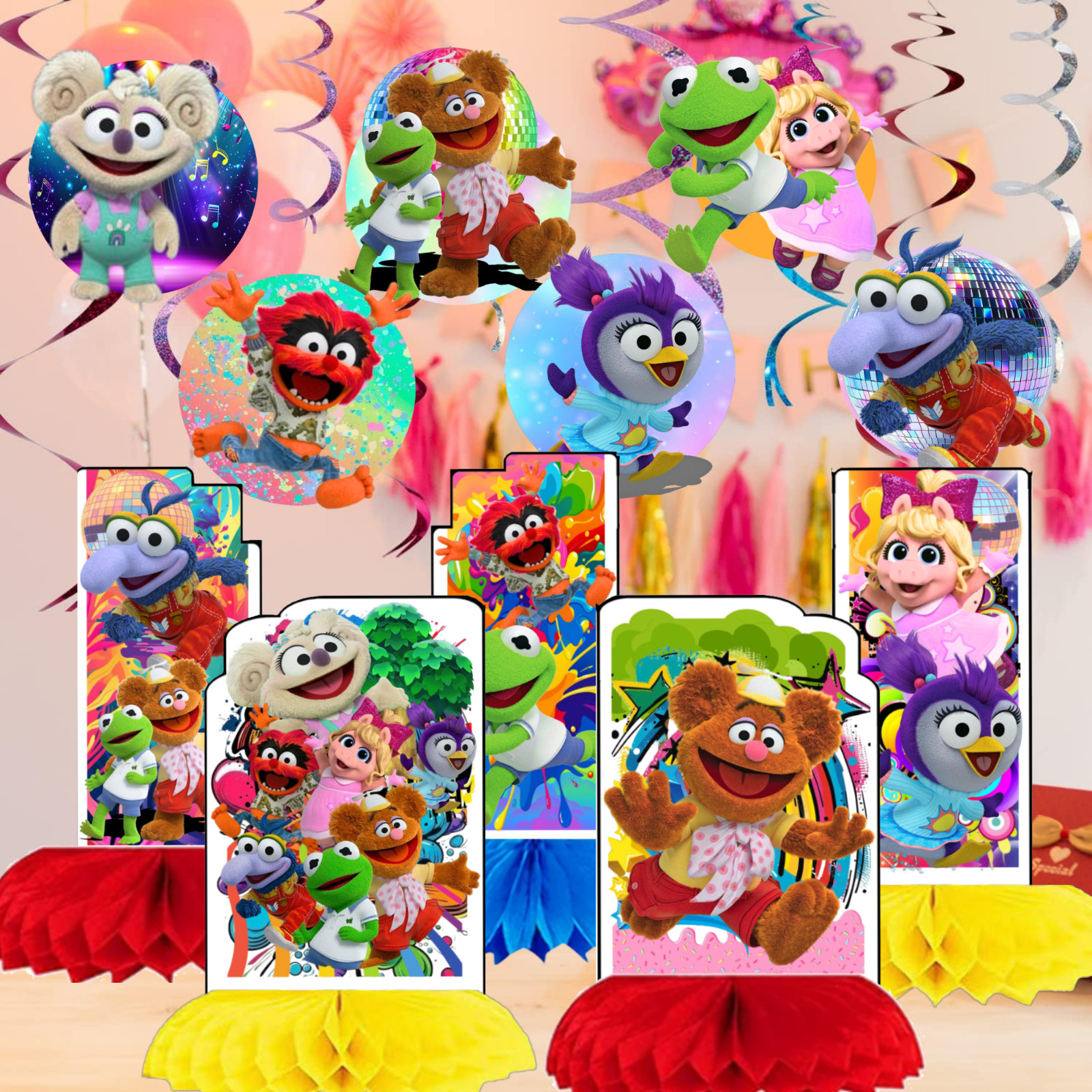 MUPPET BABIES cupcake birthday party supplies favor centerpiece decoration event