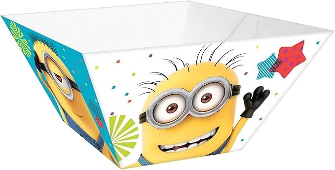 15 ct. “Despicable Me” Multicolor Square Paper Party Bowls, 12.5″ x 12.5″
