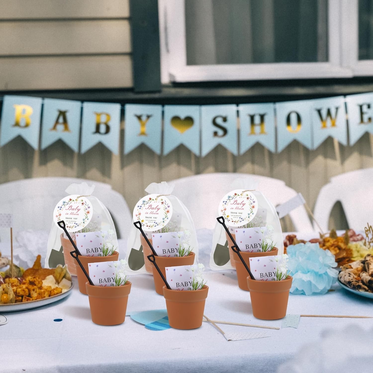 Aneco 48 Sets Baby Shower Seed Packet Favors Without Seeds
