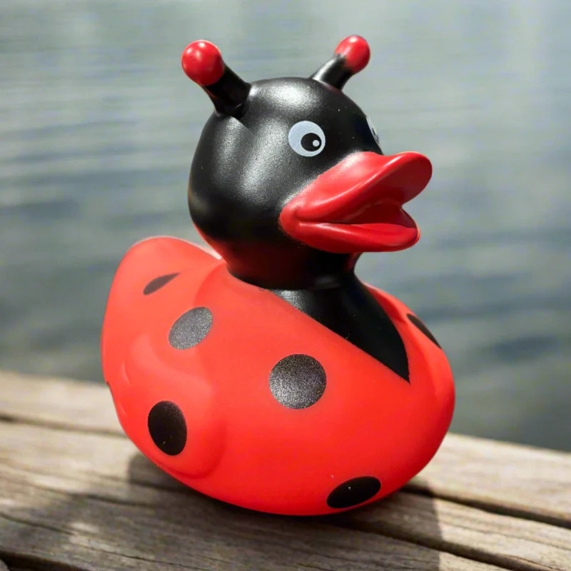 Ladybug Rubber Duck Ducking Jeeps Cruise Ducks – Fast US Shipping