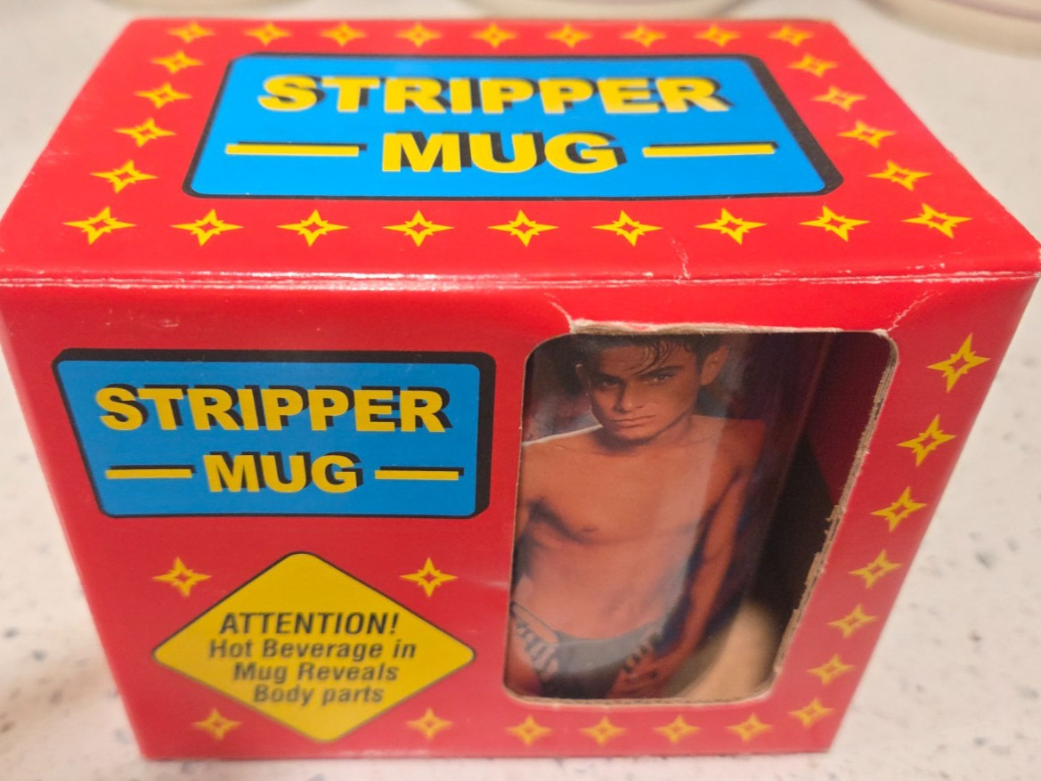 STRIPPER MUG BACHELORETTE PARTY NAUGHTY NOVELTY