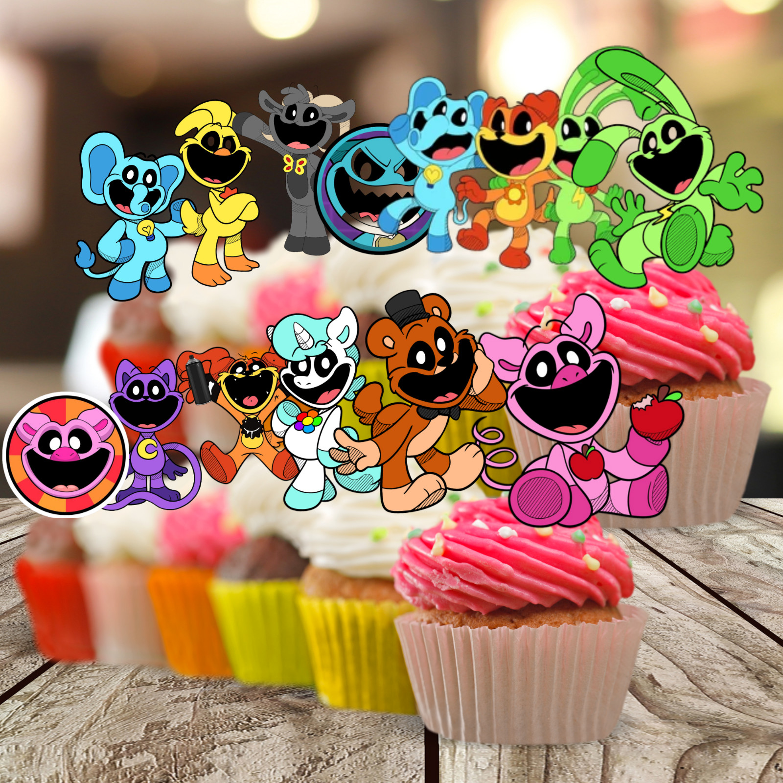 Smiling Plushy Tableware party supplies decoration balloons birthday centerpiece