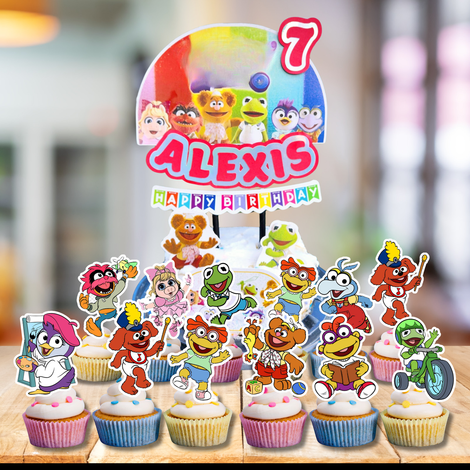 MUPPET BABIES cupcake birthday party supplies favor centerpiece decoration event