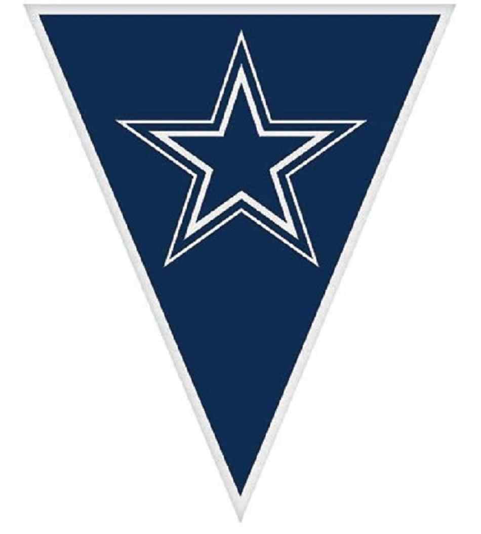 Dallas Cowboys NFL Pro Football Sports Party Decoration Pennant Flag Banner