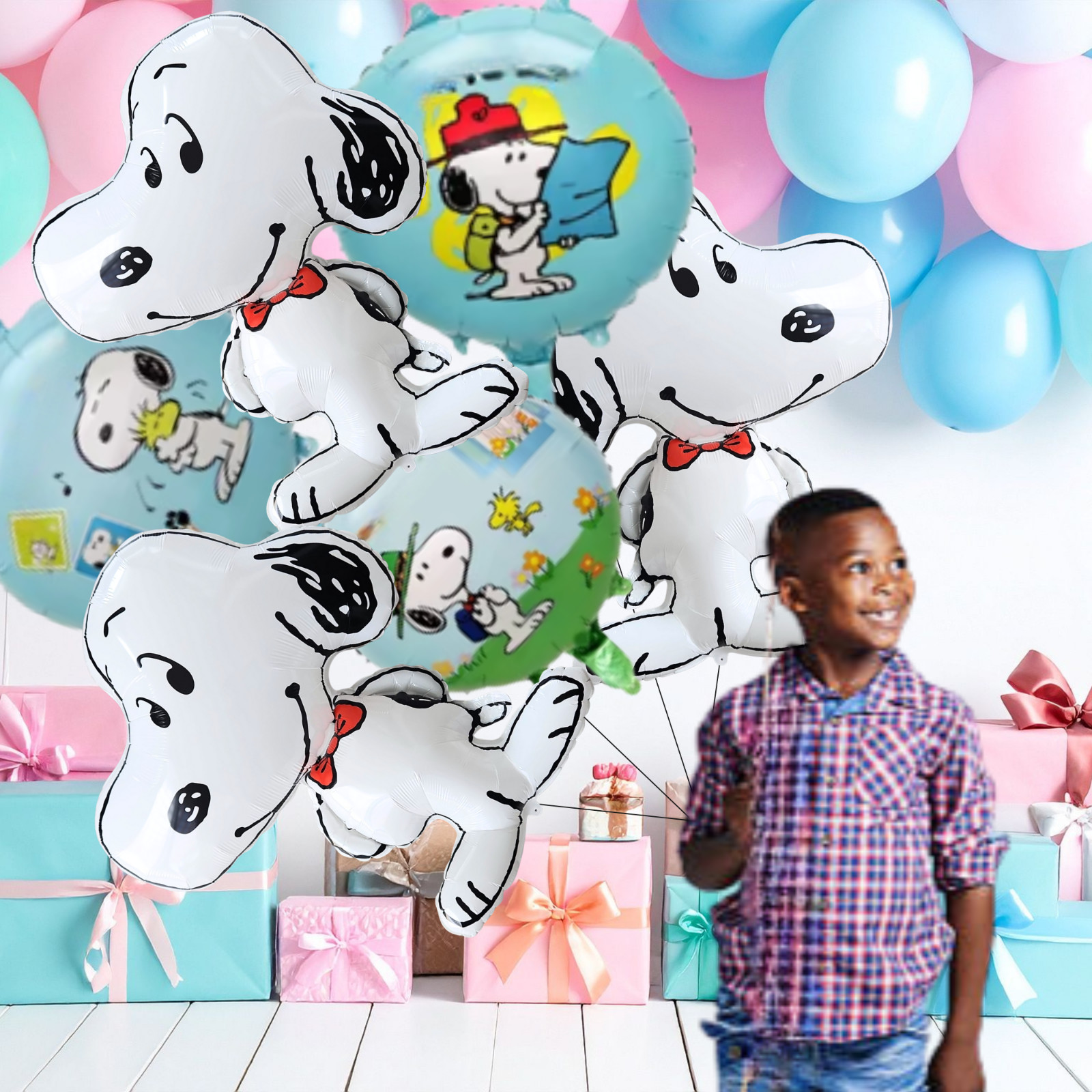 Snoopy Dog BALLOONS PARTY SUPPLIES BIRTHDAY DECORATION BALLOON TABLEWARE CUP