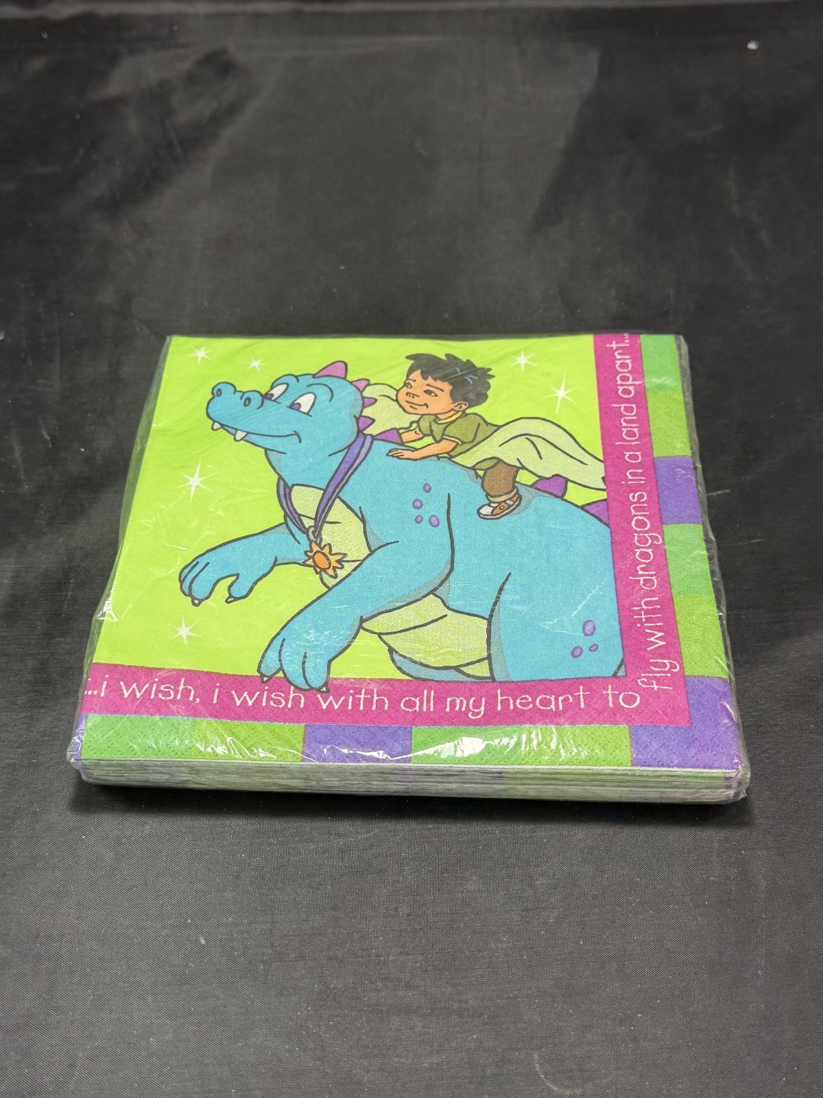 NEW Dragon Tales DesignWare Vintage 2001 AGC Birthday Party Supplies PBS Kids