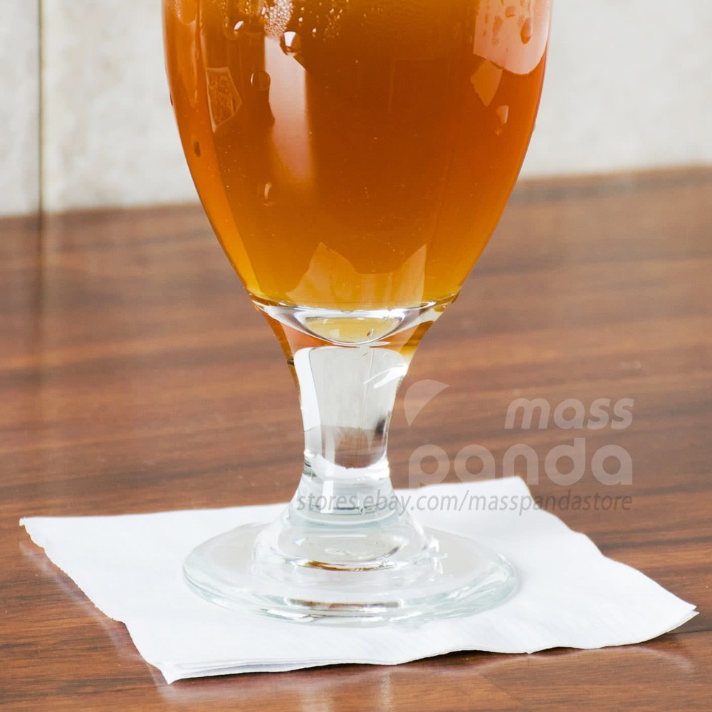 2000 ct 1-Ply White Beverage Cocktail Napkins, Bar/ Party/ Event Drinks Coasters