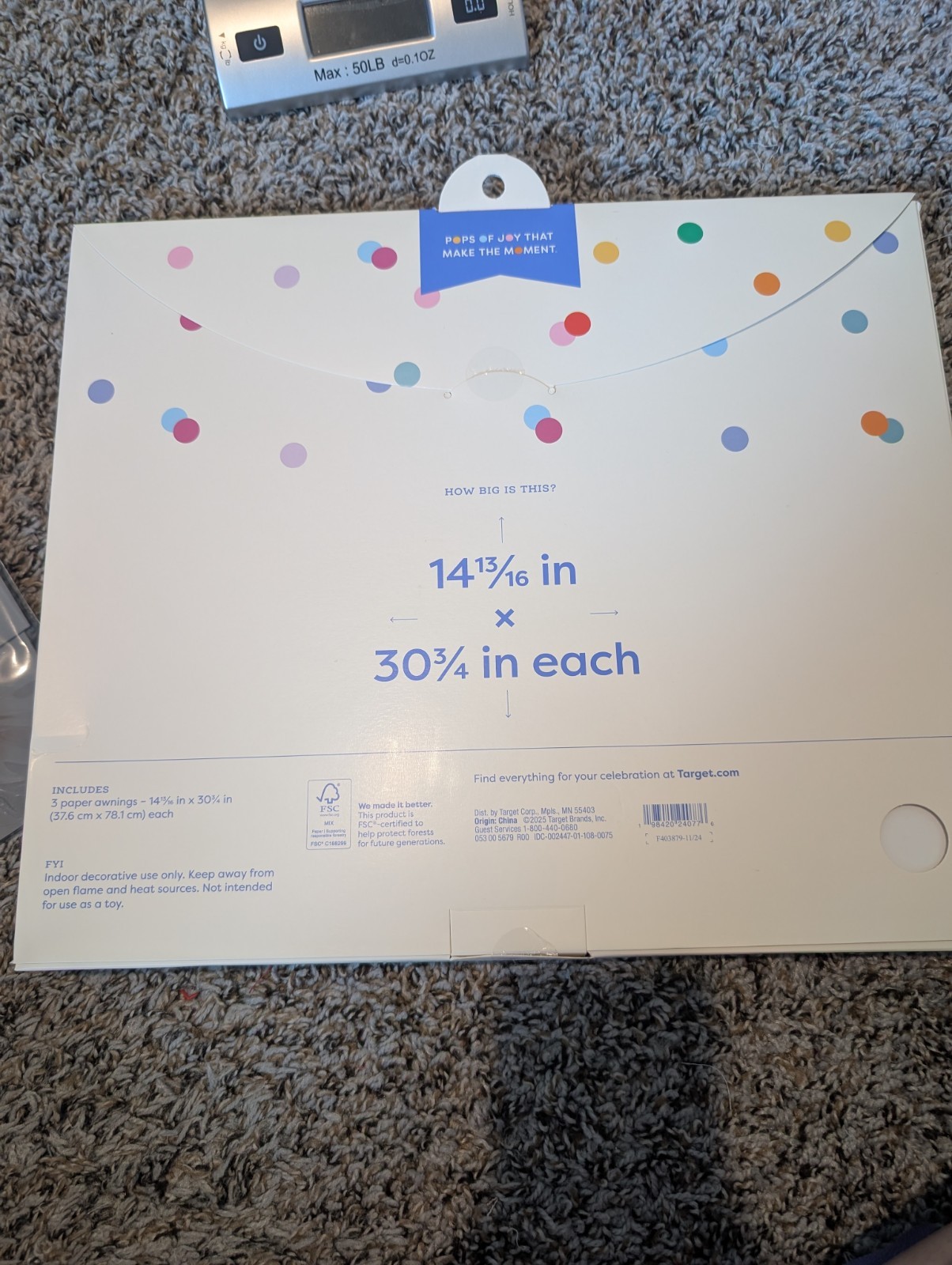 Spritz Target Brand Ice Cream Party Kit NWT Birthday Summer Colorful