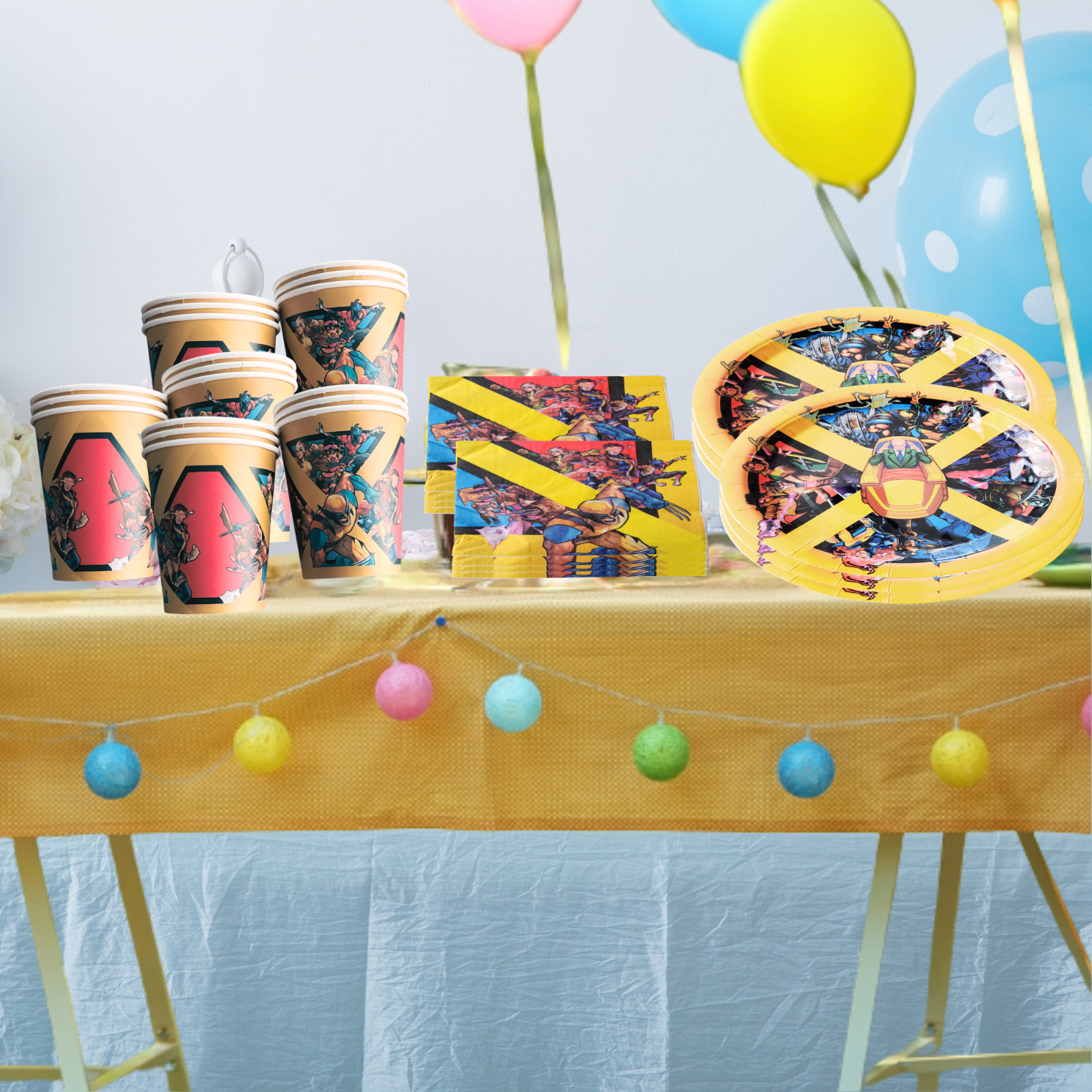 XMEN 97 wolverine cupcake topper birthday party supplies centerpiece decoration