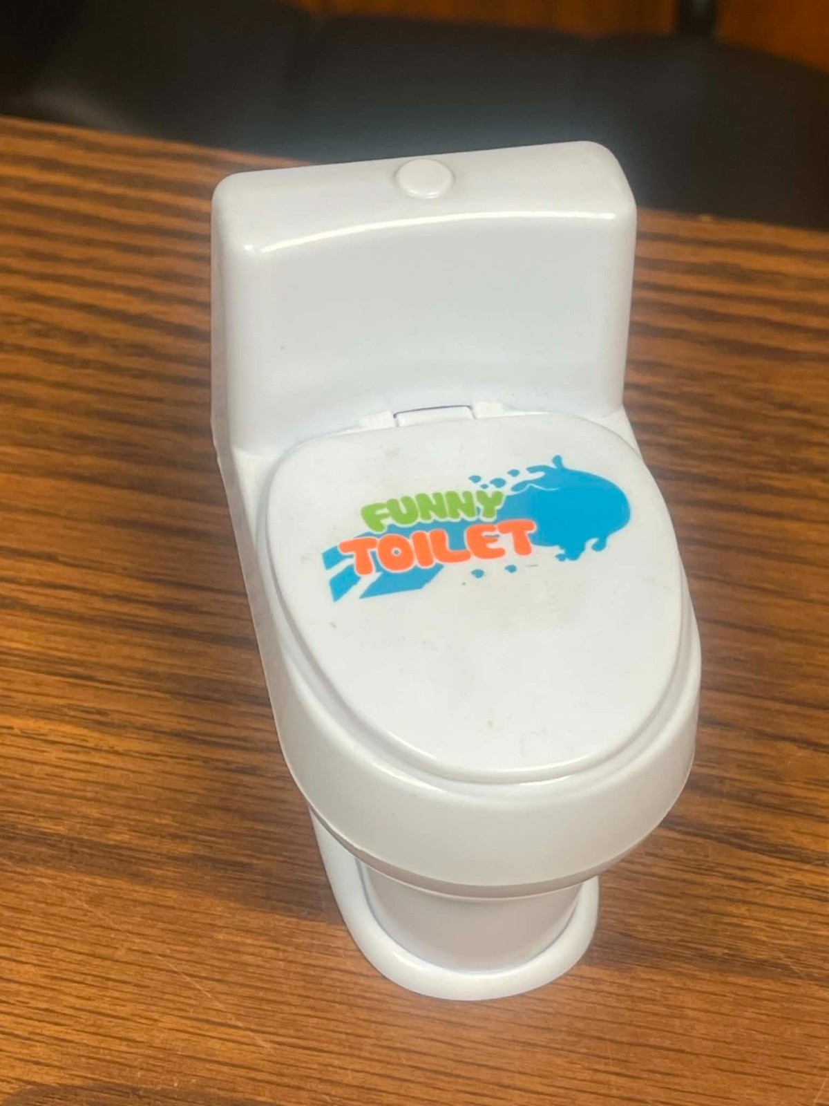 Funny SQUIRT TOILET Lift Seat Squirting Poop Shoots Water Joke Prank Gag Gift