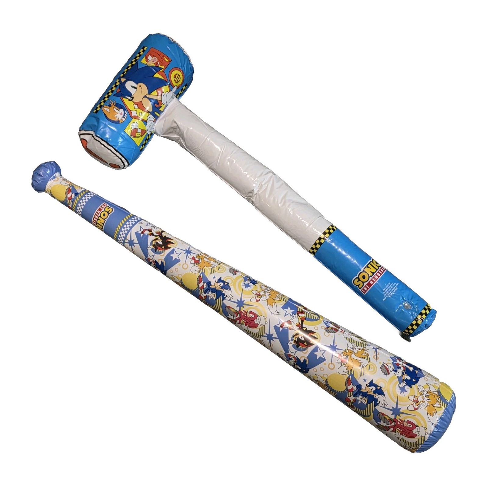 NEW Sonic The Hedgehog 36″ Inflatable Mallet & Baseball Bat Outdoor Toy Favor