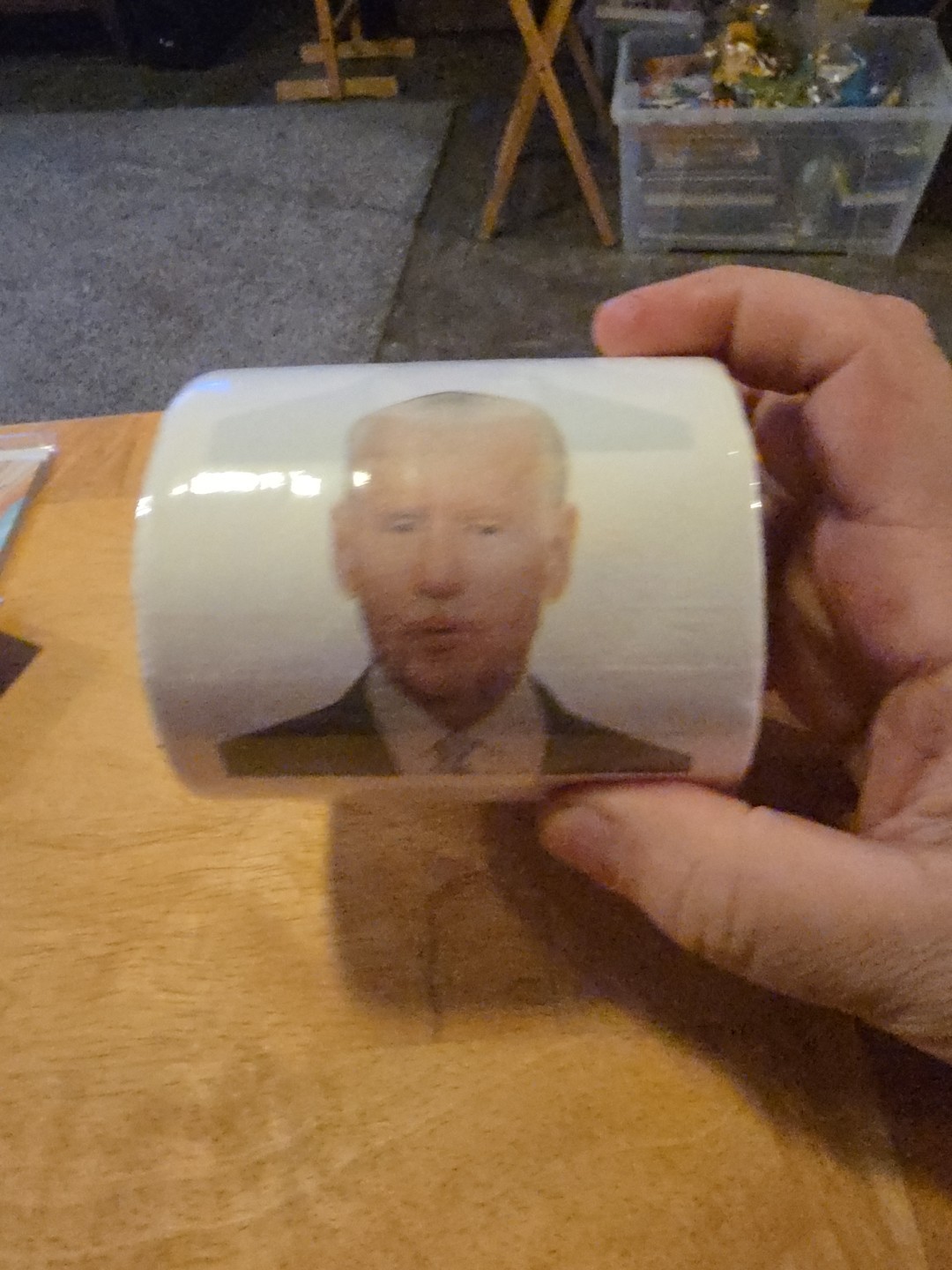 Unopened Joe Biden Toilet Paper Roll Funny Political Novelty Biden TP Gag Gift