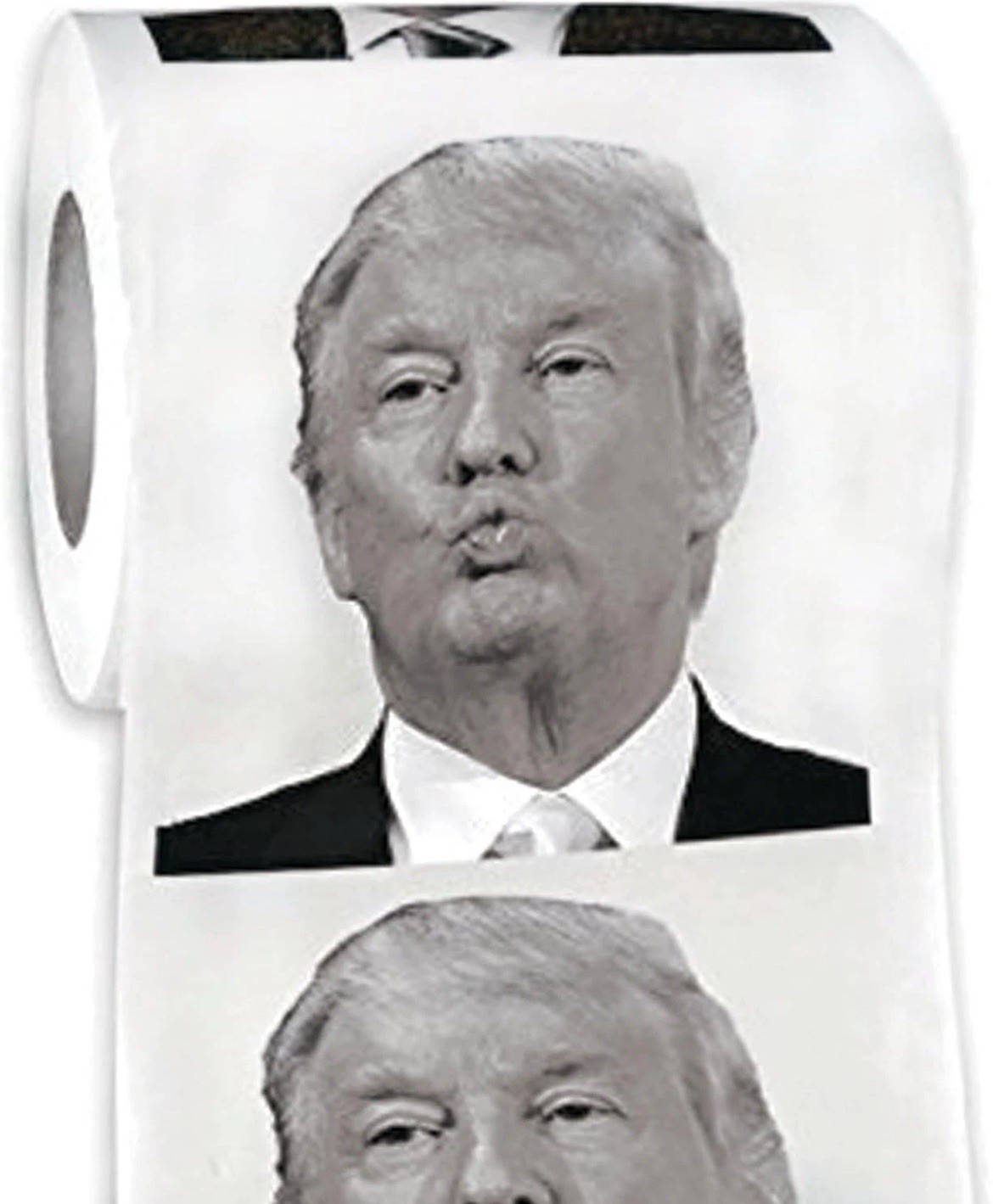 Donald Trump Toilet Paper – Funny Gag Gift, 3 Ply, 300 Sheets, 1 Roll
