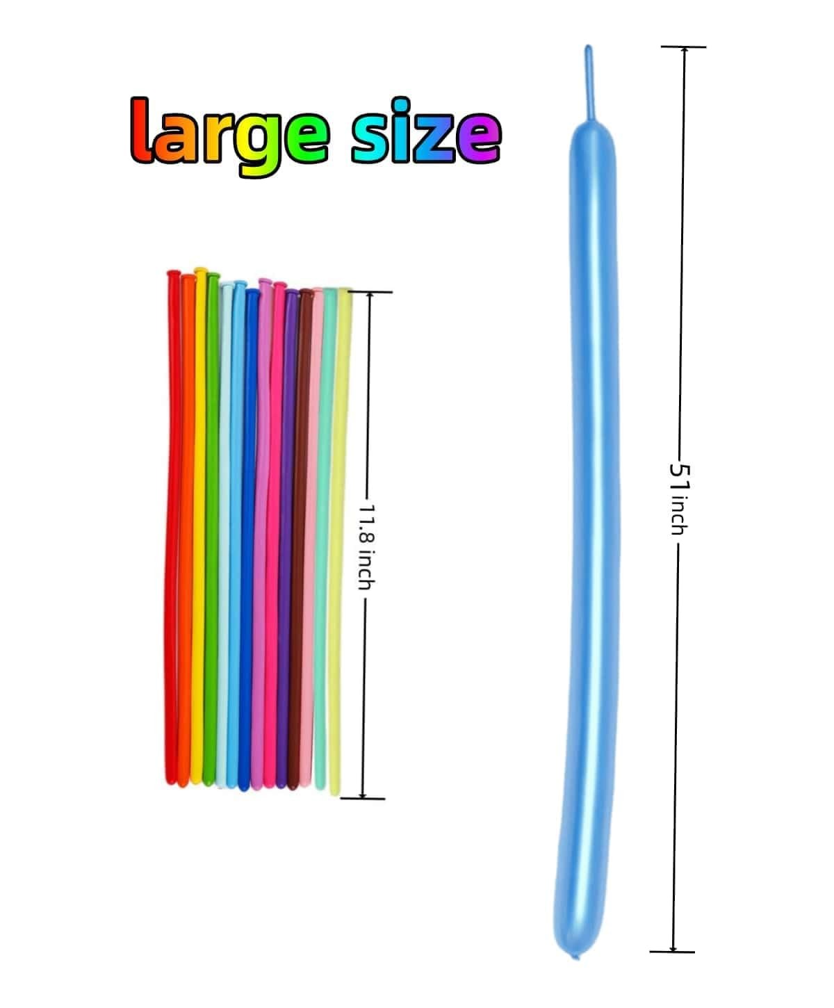 2000 Pcs 260 Balloons Bulk 20 Colors Long Twisting Balloon for Party Decorati…
