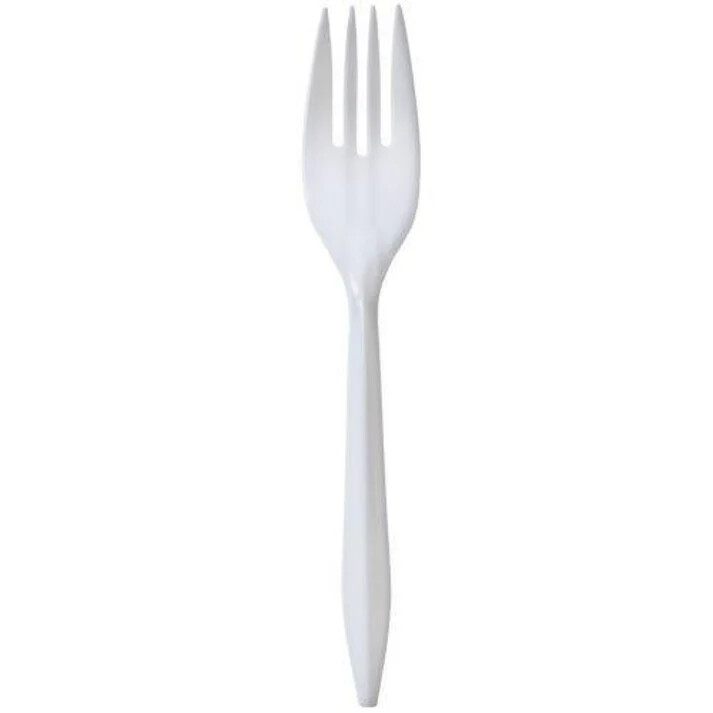 Bulk Disposable Plastic White Single Use Forks For Restaurants,Delis,Event,Party