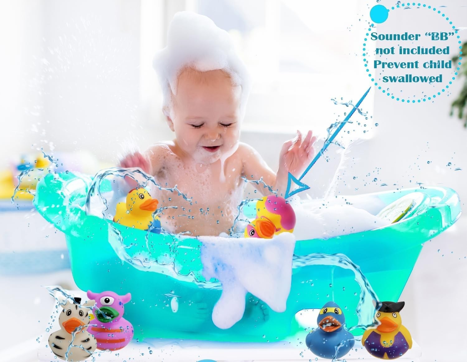 Rubber Ducks in Bulk,Assortment Duckies for Jeep Ducking Floater Duck Bath Toys