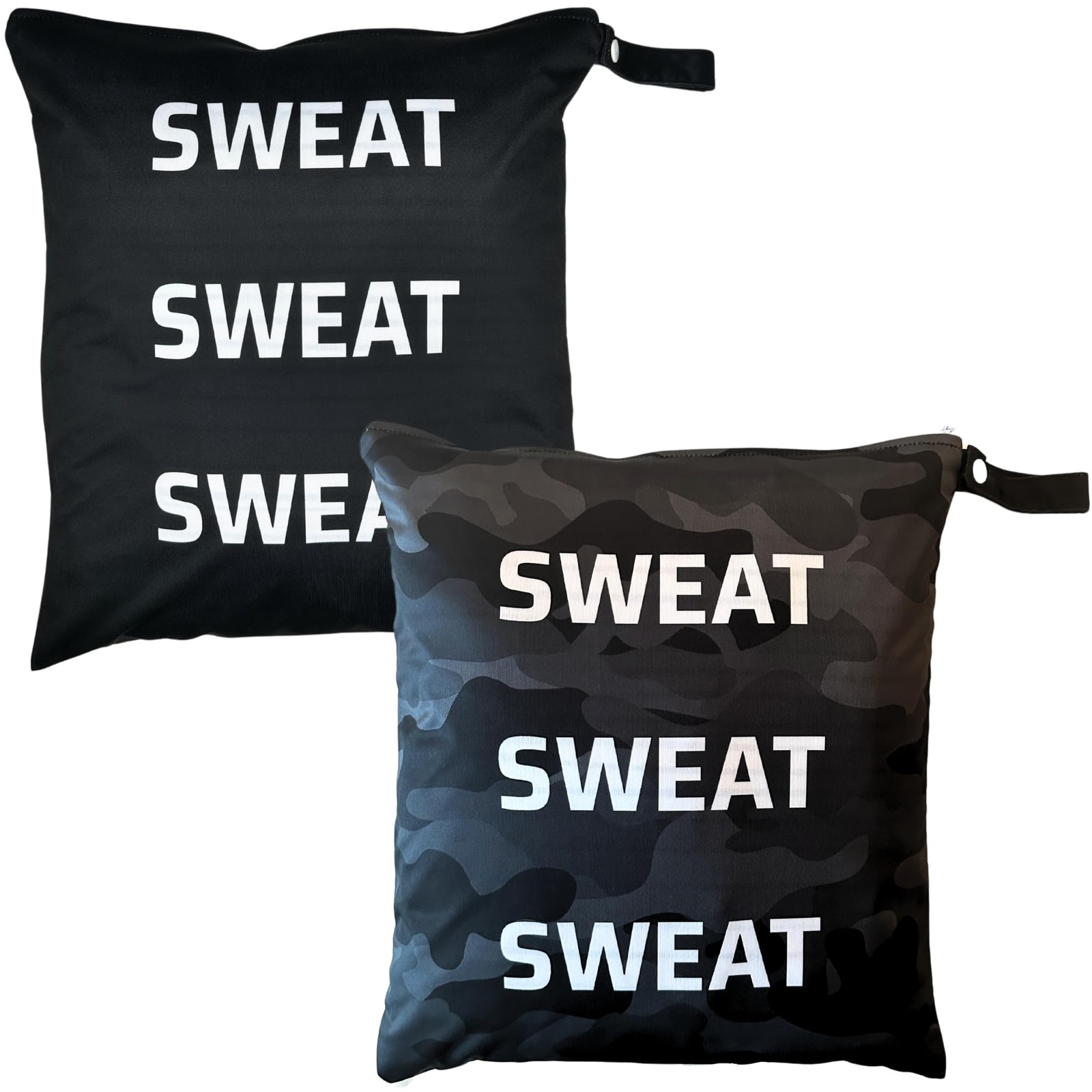 Wet Bags for Gym Clothes – 12.6″x14.6″ Waterproof, Machine Washable Sweat Bags