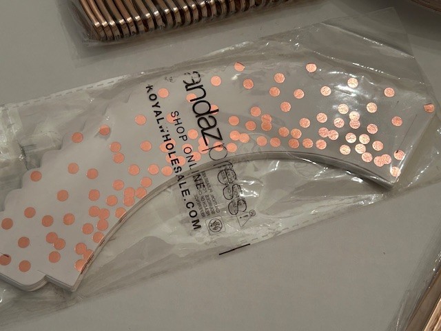 Rose Gold, Pink and White Birthday Supplies