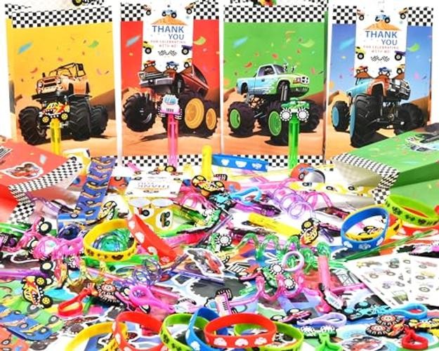 PLOUGVI 232 PCS Party Favors for Birthday Decorations Supplies Party Truck