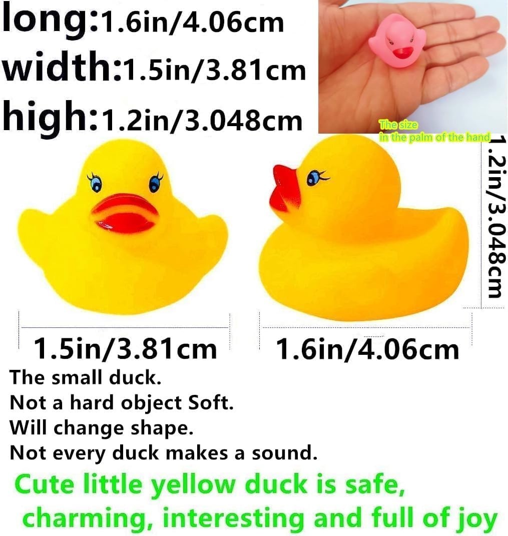 10Pcs Rubber Ducks in Bulk,Assortment Duckies for Jeep Ducking Floater Bath Toys