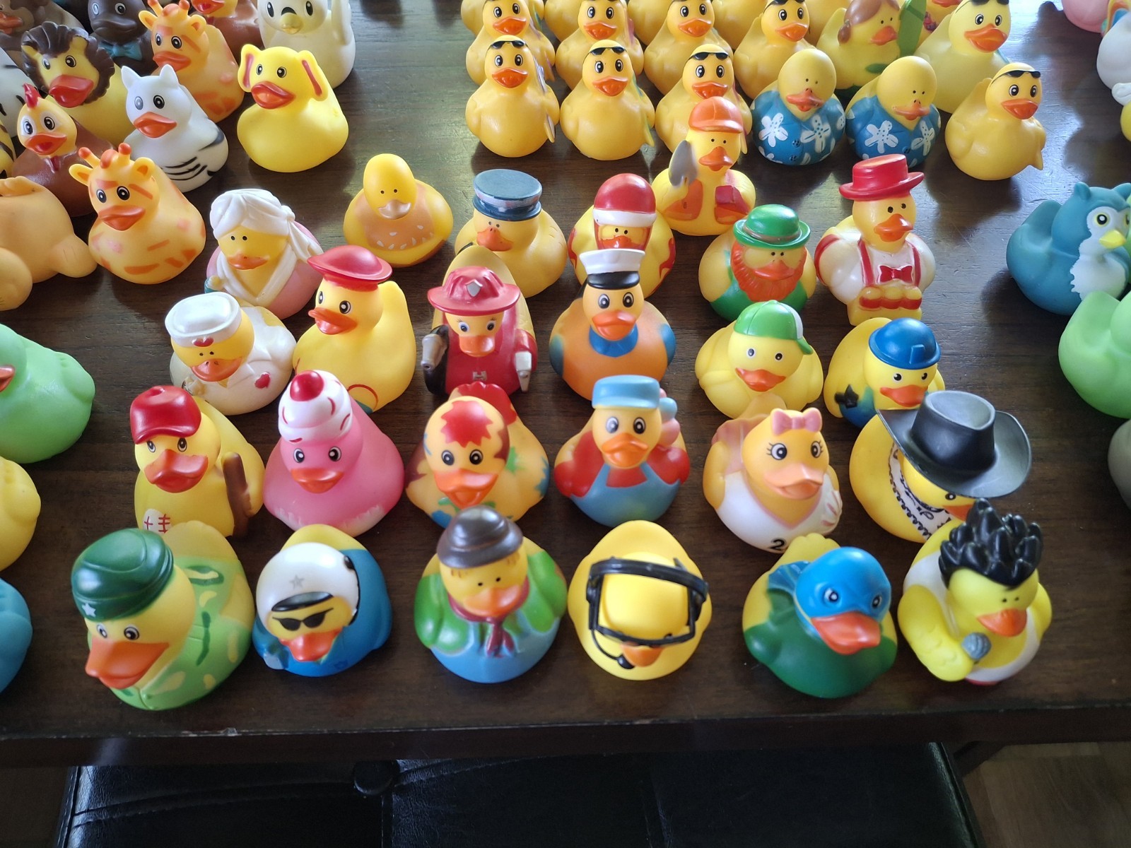 Large Collection (300) of assorted Rubber Ducks for Jeep “Ducking”/Party Favors