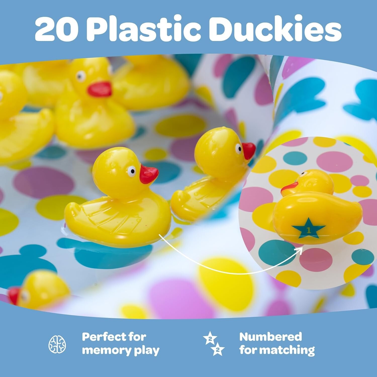 Duck Pond Matching Carnival Game Outdoor Games for Kids Birthday Party Fun GAME