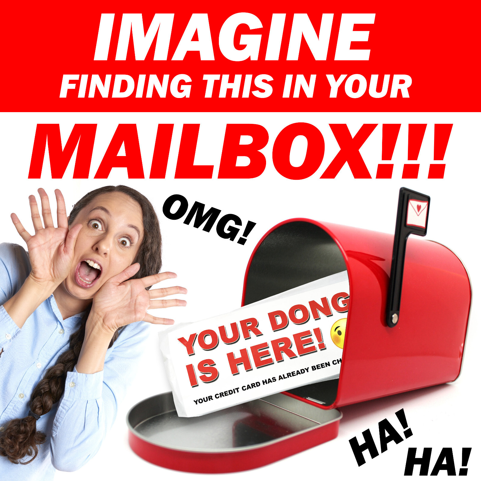 Prank Fake Dong Joke Gag Gift Mailed Directly to your Friends for Embarrassment!