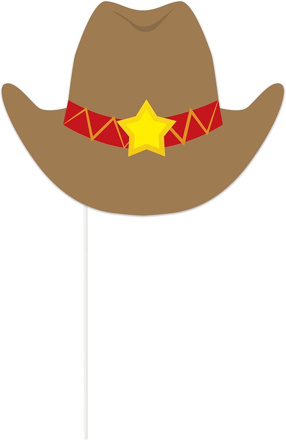 Western Cowboy Photo Booth Props 10 Ct Sealed Party Supplies