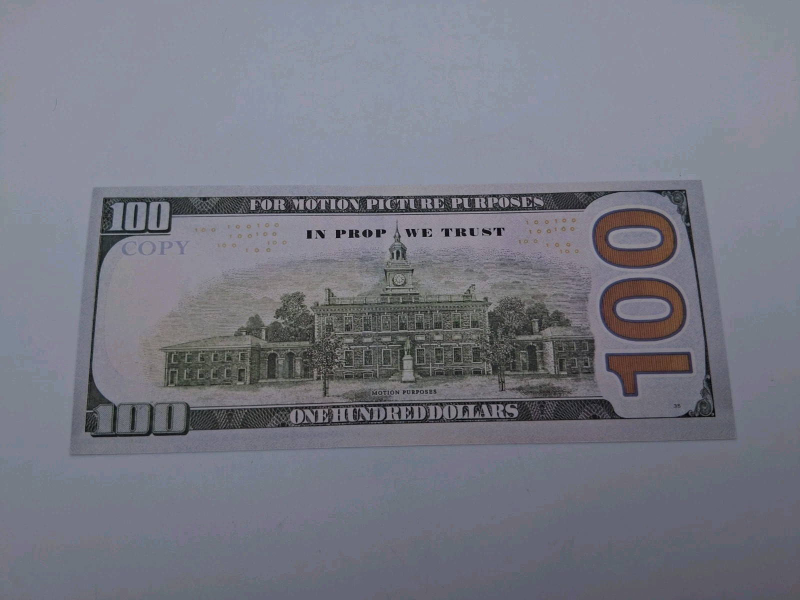 $100 Dollar Bills Prop Motion Picture Money $10,000 Dollars Total FAKE USA SHIP