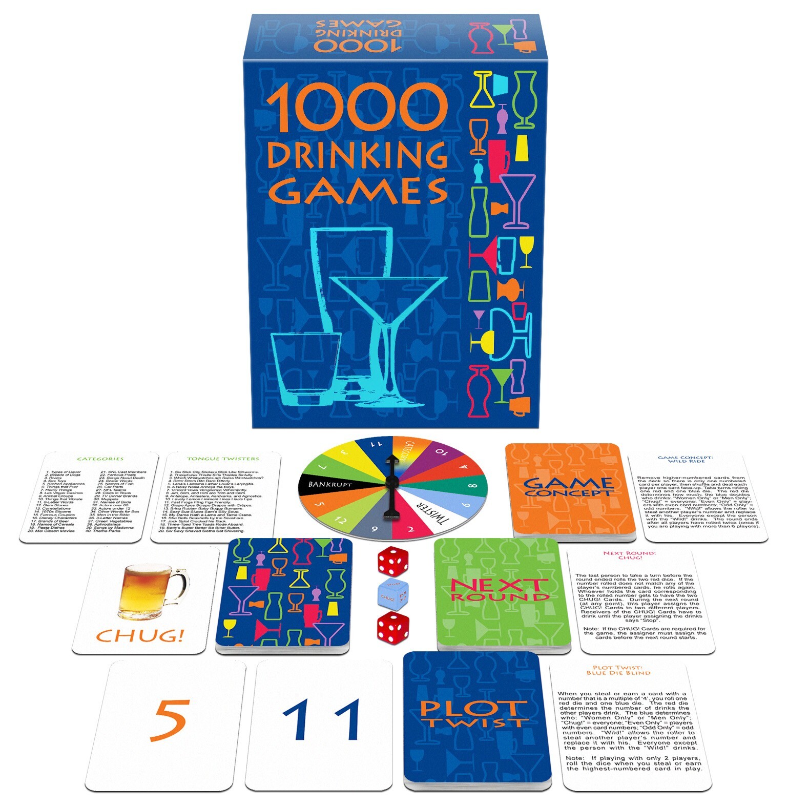 Kheper 1000 Drinking Games Adult Alcohol Unisex House Party Drunk Girls Night