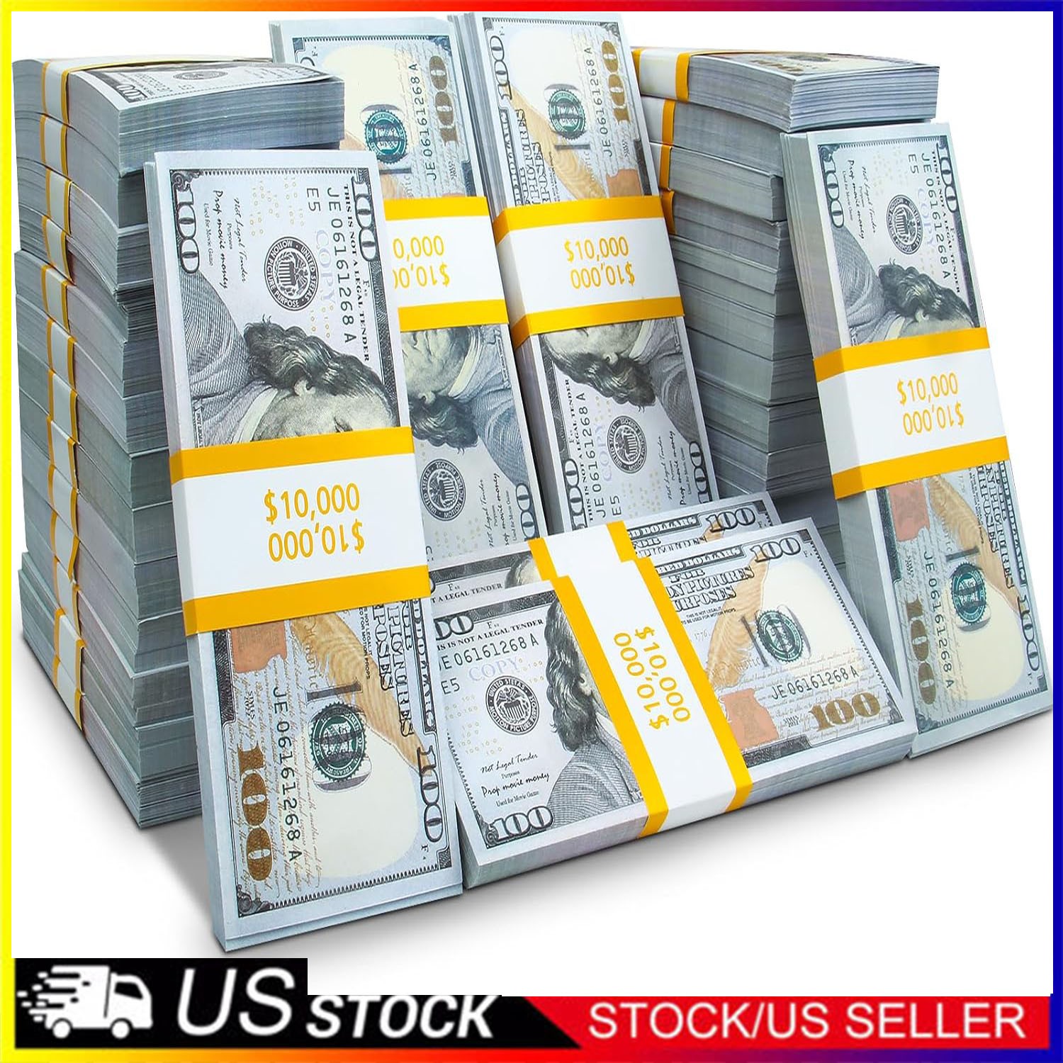 FAKE BANK GAMES PLAY MONEY KIDS CASH PAPER 100 PCS 100 DOLLAR BILLS $$$ PARTY US