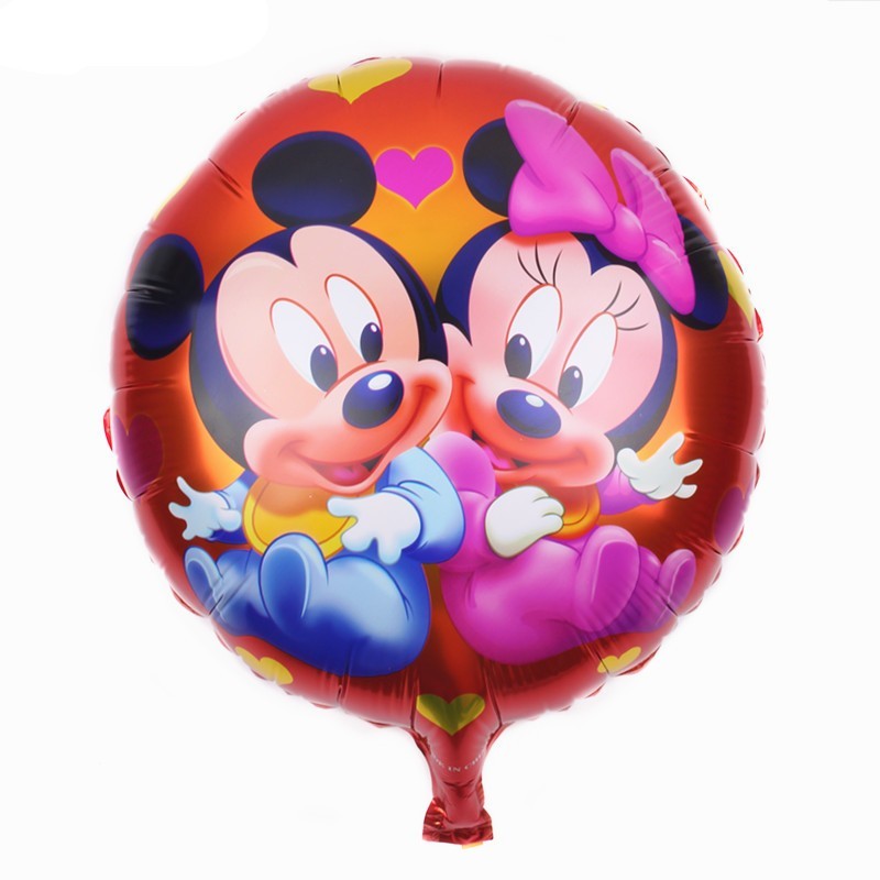 10 Pcs Disney Minnie Mouse Birthday Balloons – Party Supplies Decorations 18 in