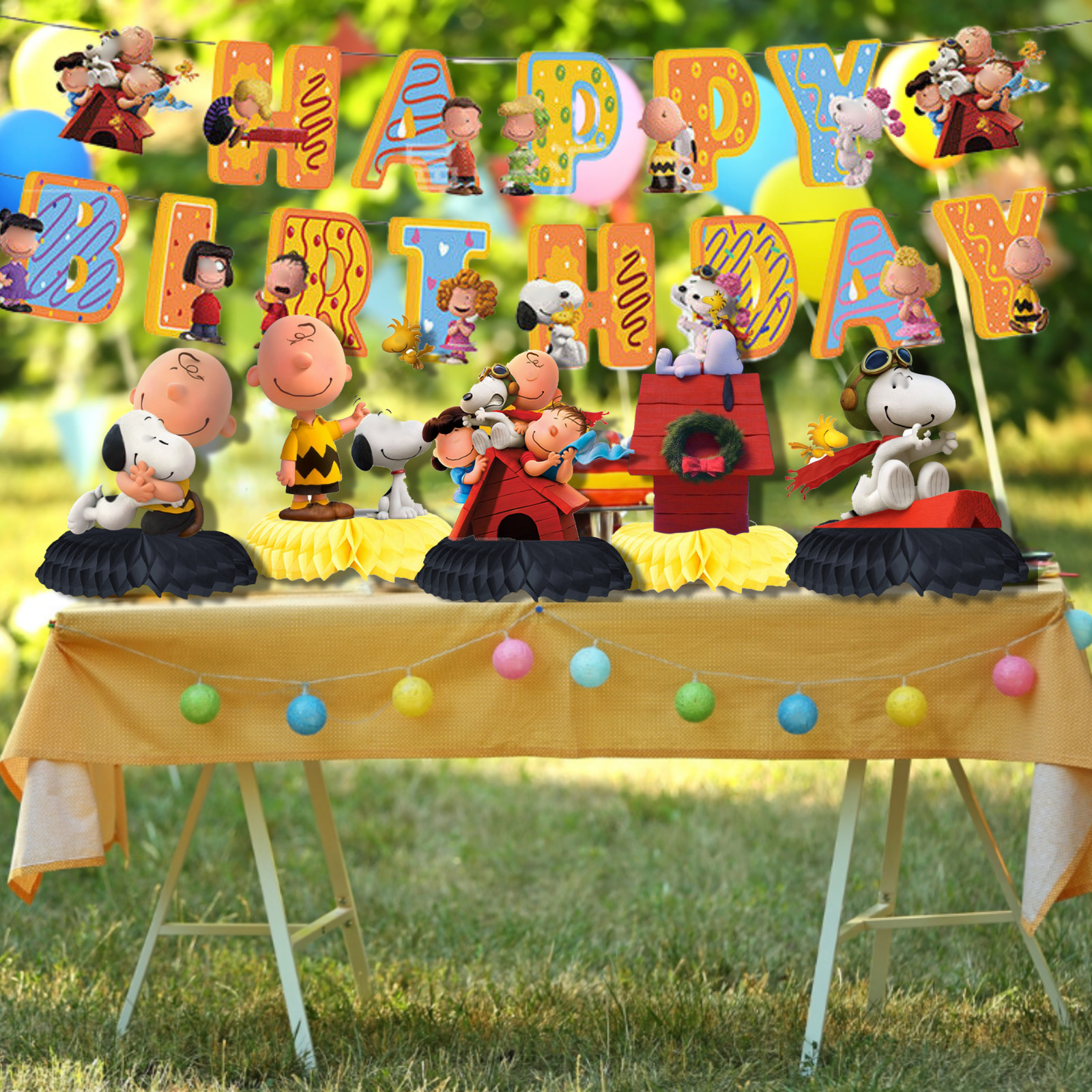 Snoopy Dog BALLOONS PARTY SUPPLIES BIRTHDAY DECORATION BALLOON TABLEWARE CUP