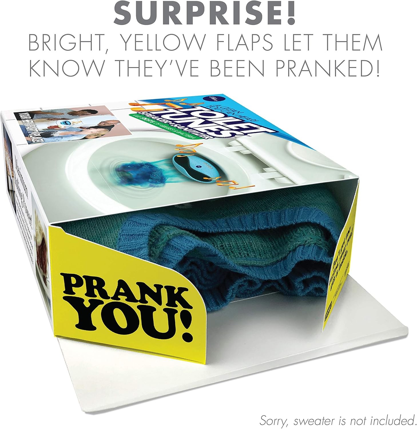 Prank-O Toilet Tunes – Funniest Prank Gift Box | Hilarious Empty