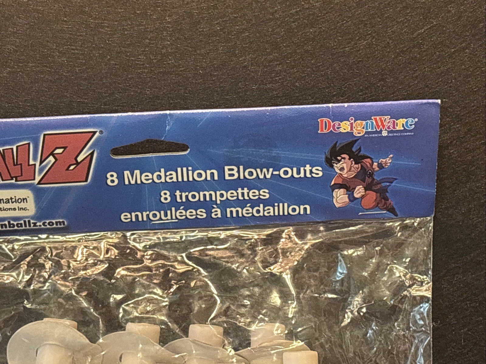 DRAGON BALL Z BLOWOUTS (8) Birthday Party Supplies Favors Toei Cartoon Goku