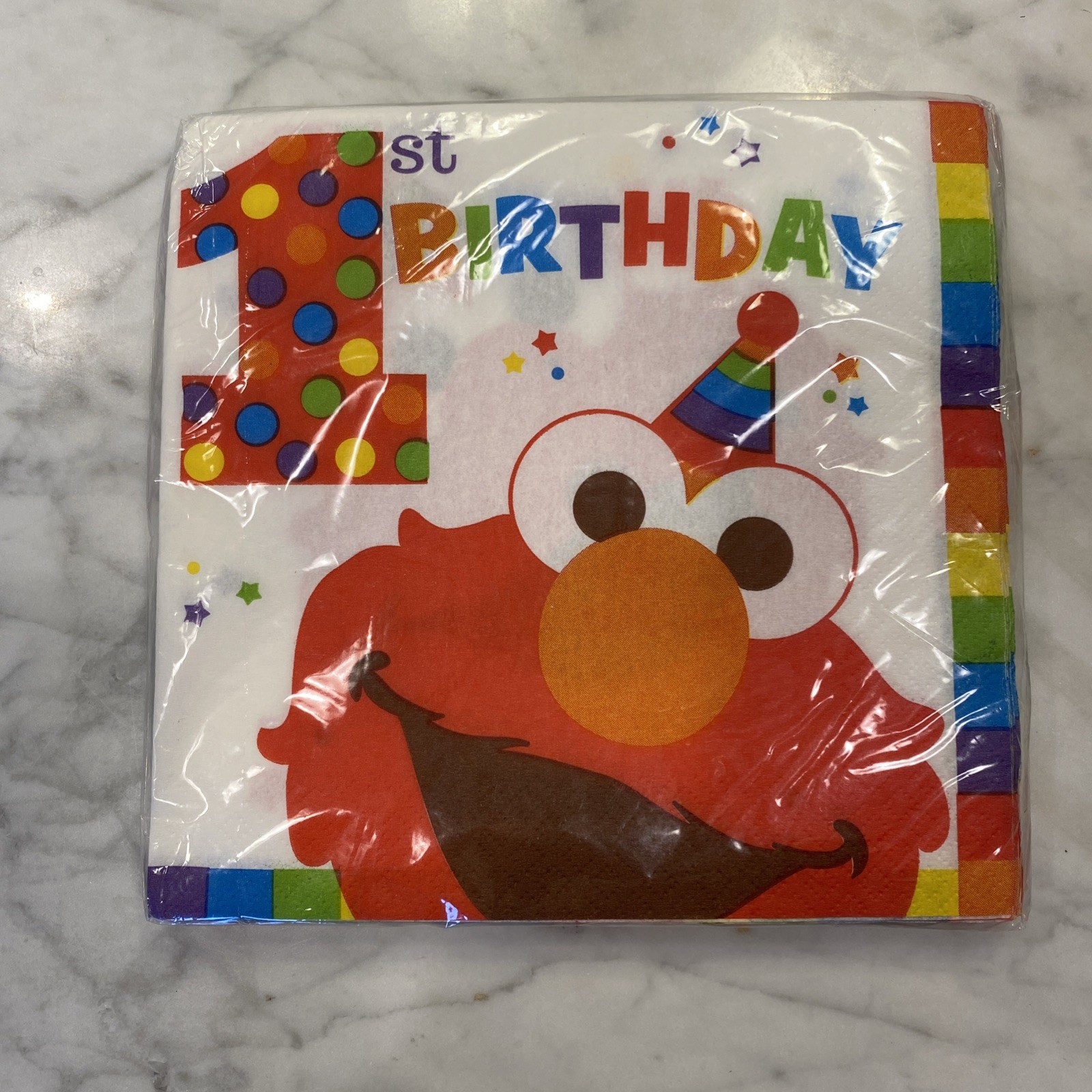 Elmo 1st Birthday Party Supplies Sesame Street Plates Napkins Assorted Lot