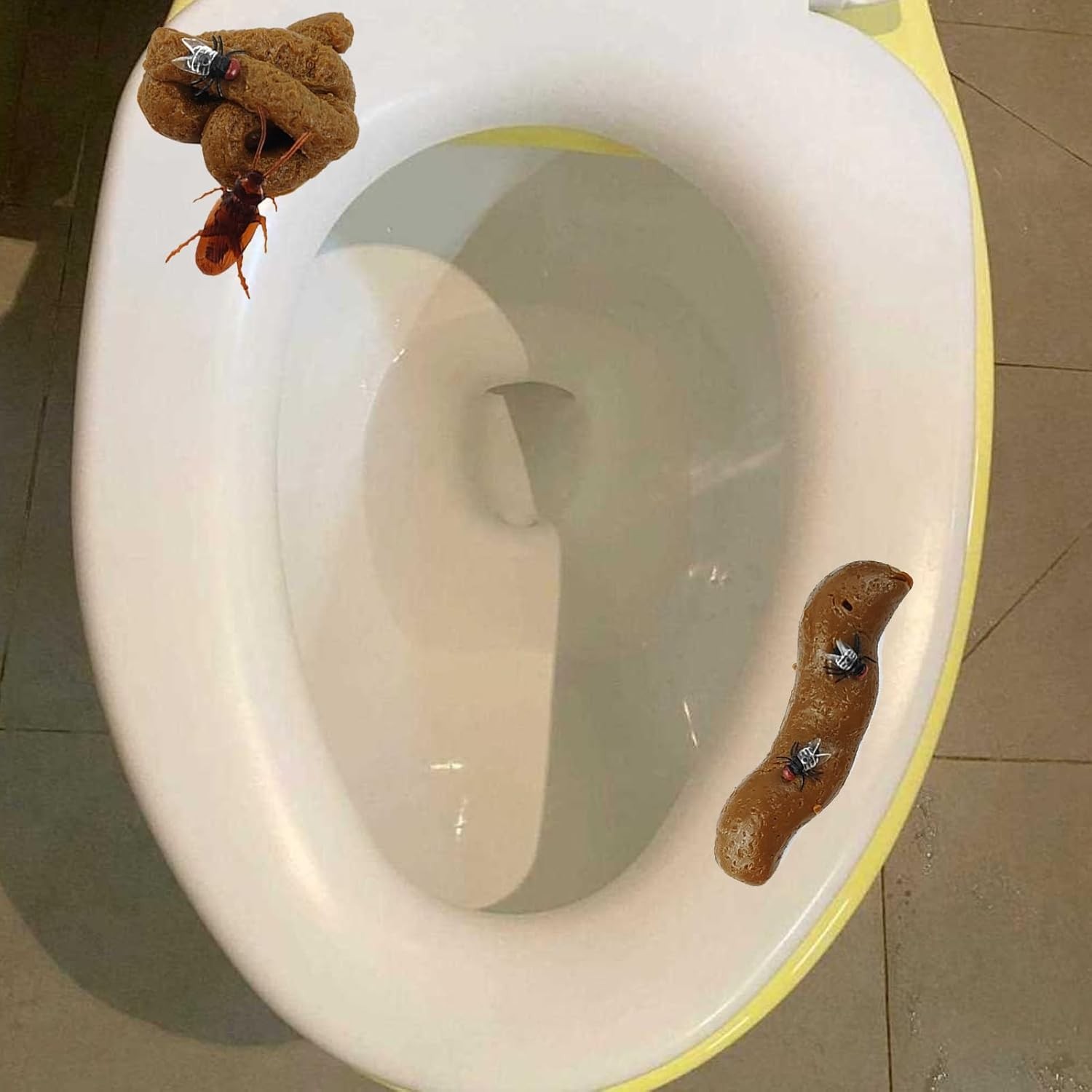 47PCS Fake Poo Kit Realistic Fake Turd Prank Floating Poo, Fake Dog Poop Toys wi