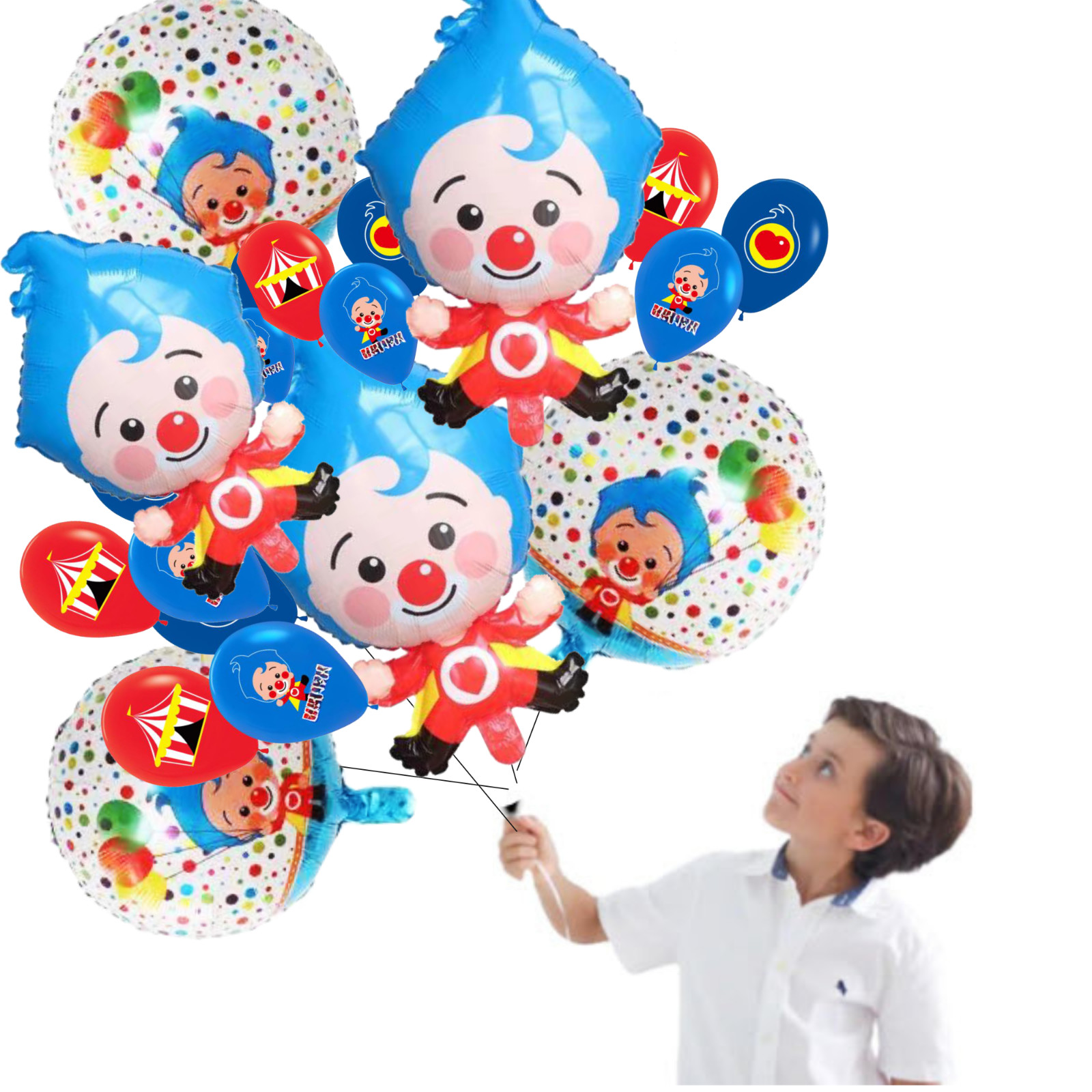 PLIM PLIM PARTY SUPPLIES DECORATION BALLOONS BANNER TABLE COVER THEME CAKE