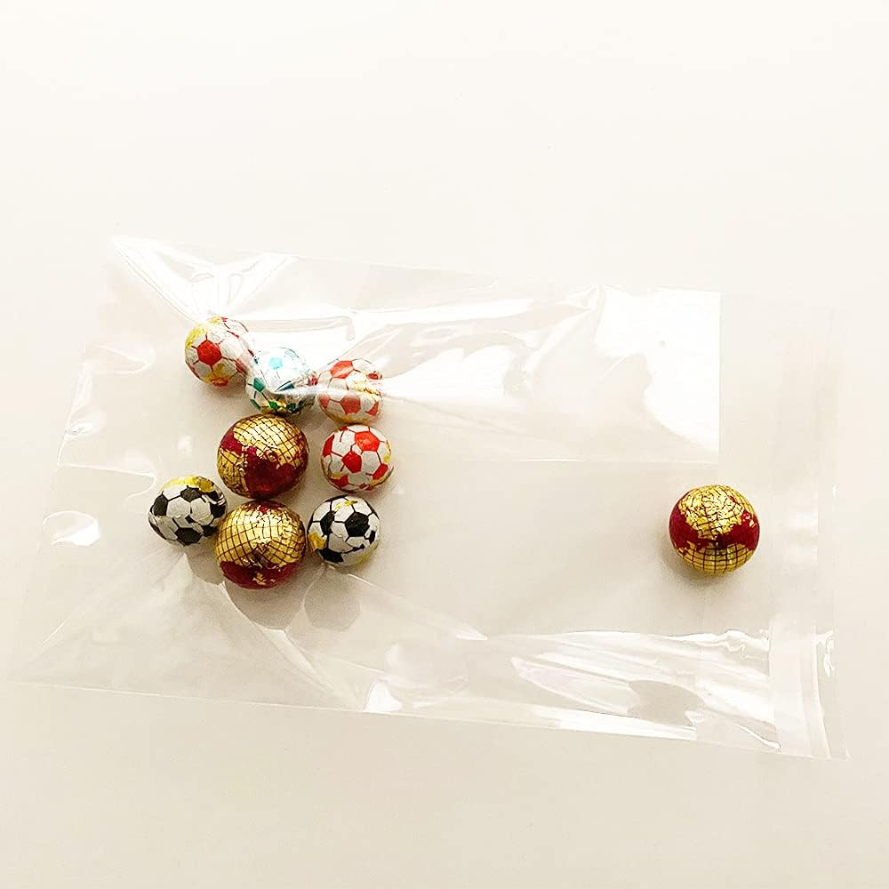 Cookie Sleeves Cellophane Bags 4 X 6Inch with Self for Card Photo, 200Pack