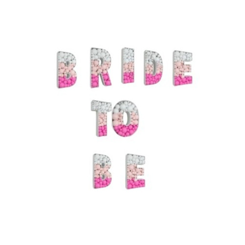 Bachelorette Party Decoration Kit Bride To Be Letter Box Balloon Filling Kit