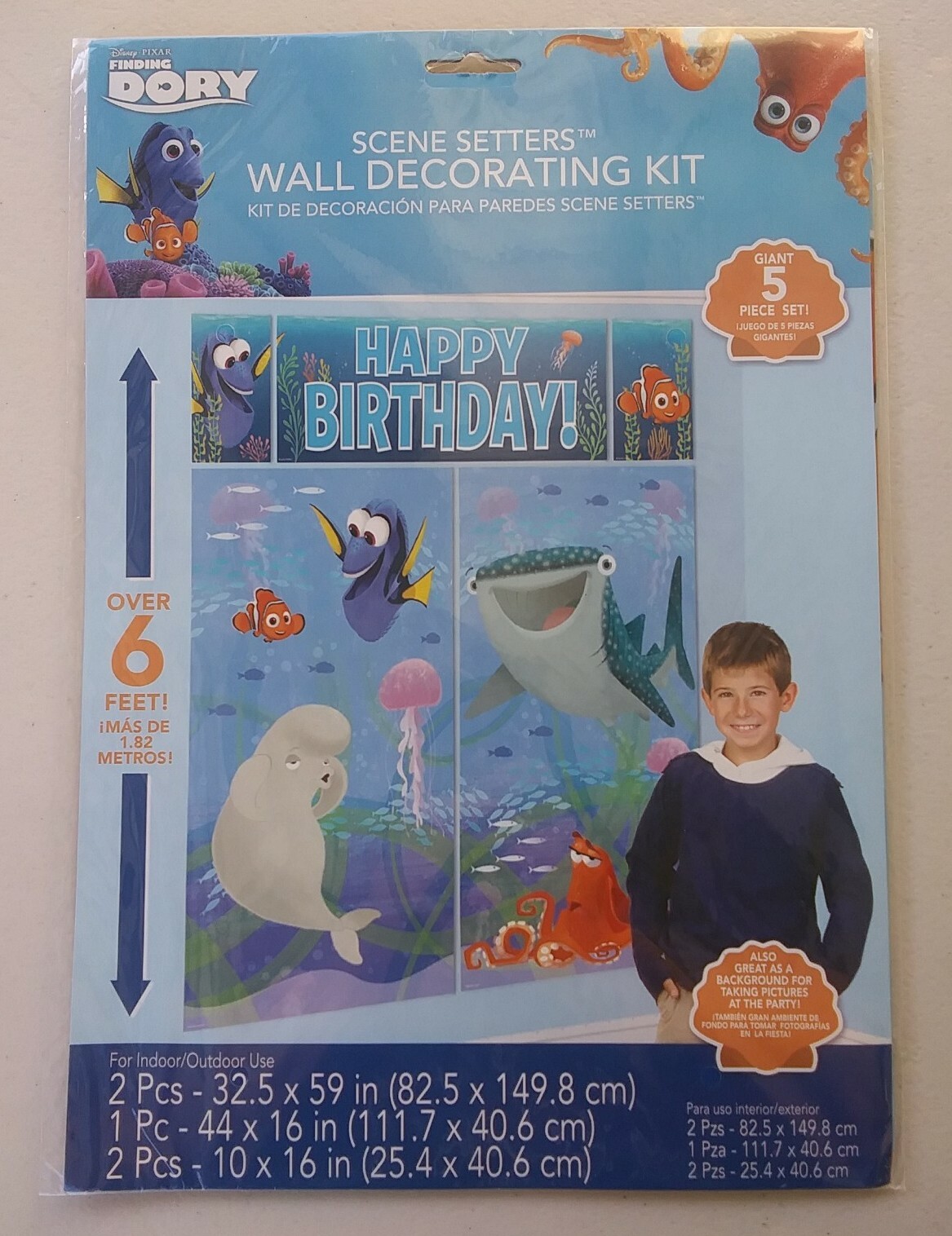 Disney Finding Dory & Nemo Wall Decoration Kit Birthday Party Scene Setter