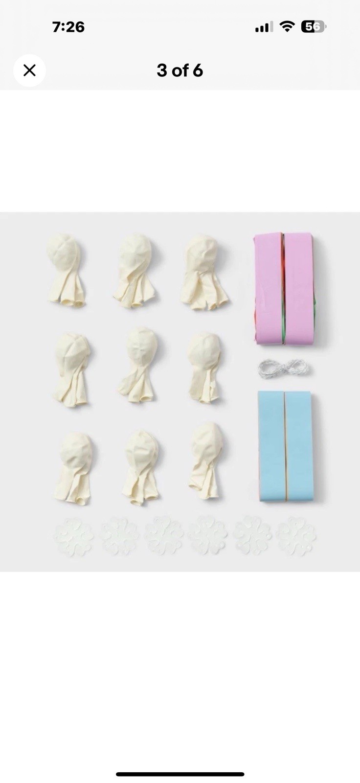 Spritz Balloon Garland Backdrop Kit 39pc NIB