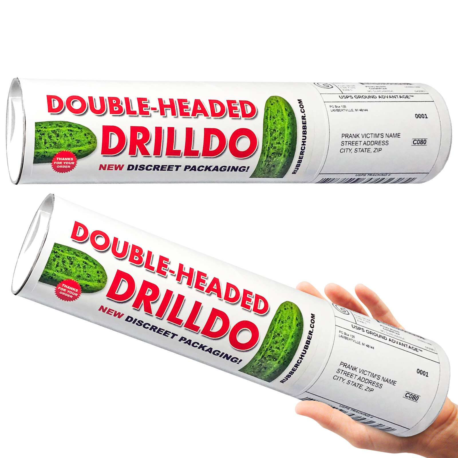Double D Prank Tube Mailed Directly to your Friends to Embarrass Them!